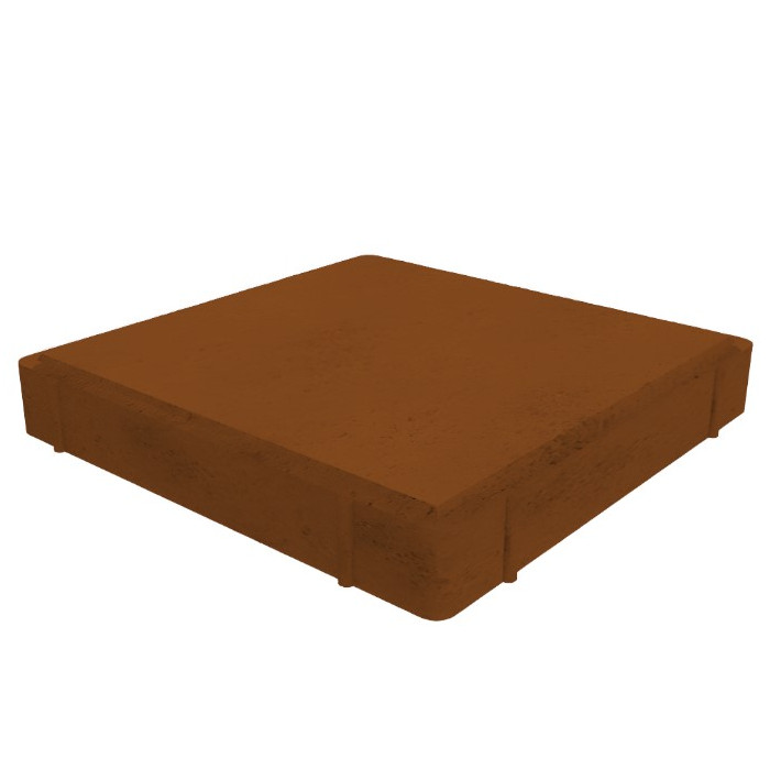 Квадратная тротуарная плитка 500х500х70 мм Коричневый